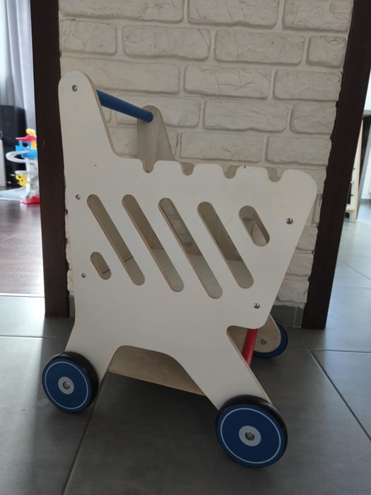 Drewniany wózek na zakupy Lidl Playtive