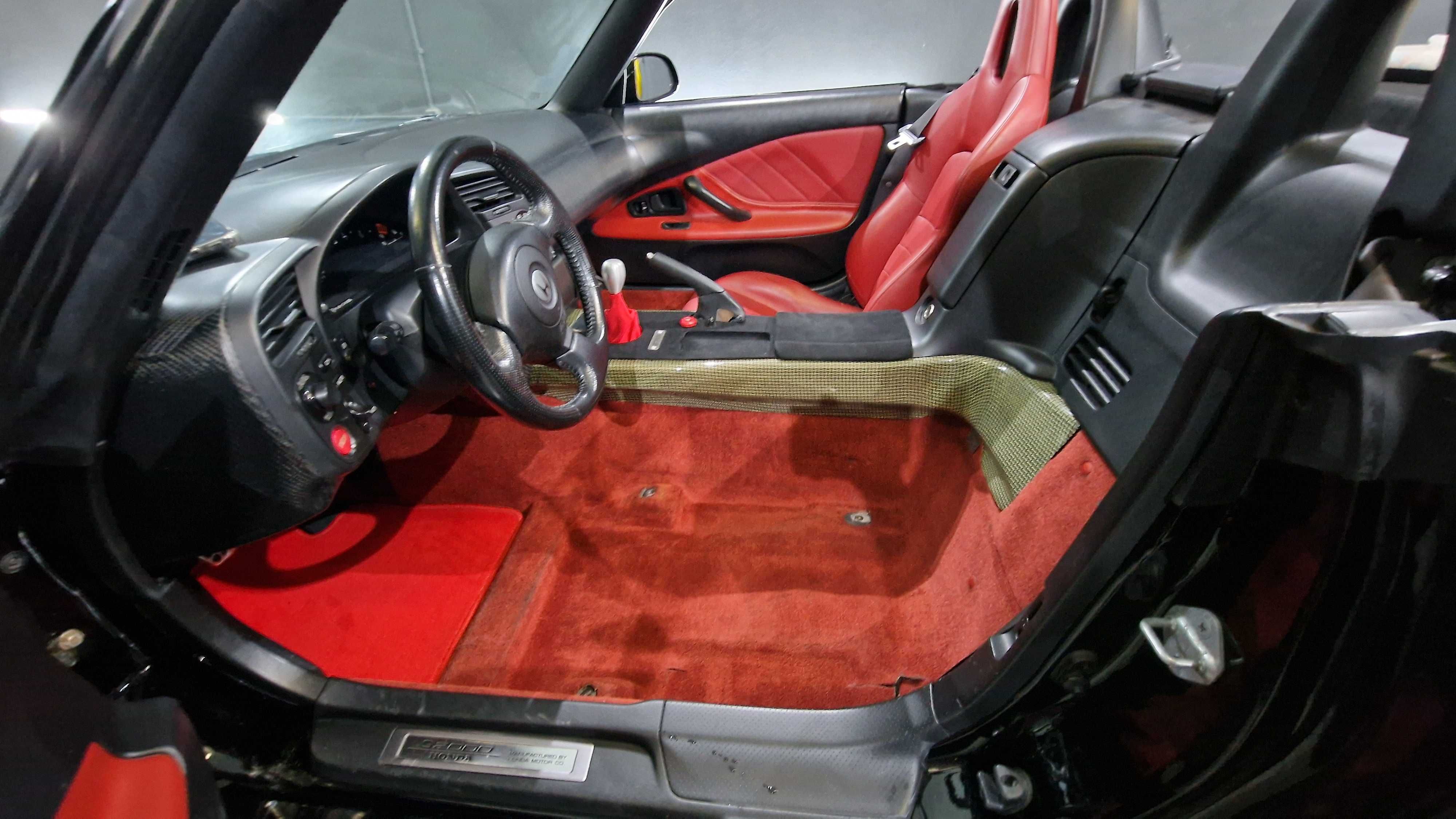 Tablier e consola em carbono Honda S2000