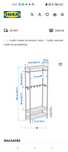Wieszak stojący IKEA MACKAPAR 505.309.88