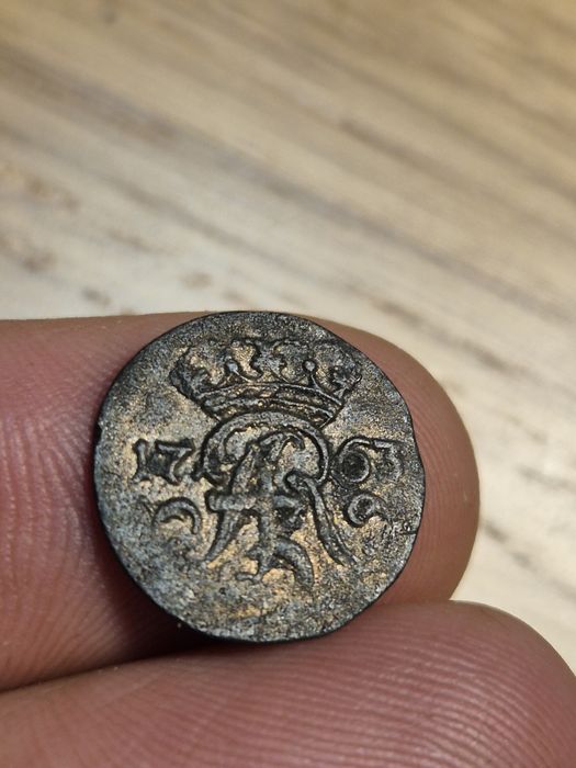 August III Sas Szeląg 1763 ICS Elbląg