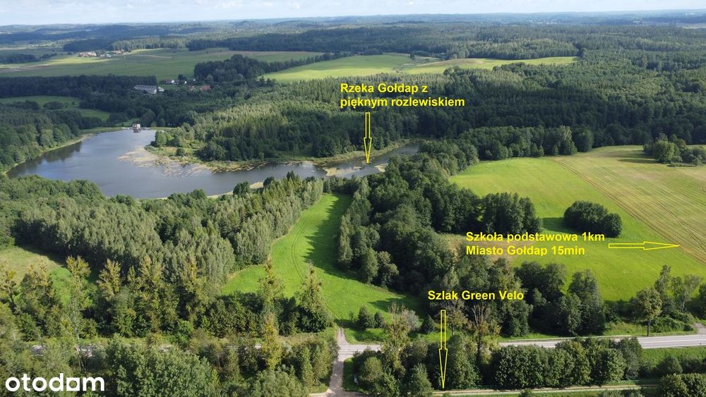Budowlana, dostęp do pięknego rozlewiska i rzeki, SP 1km, Gołdap 15min