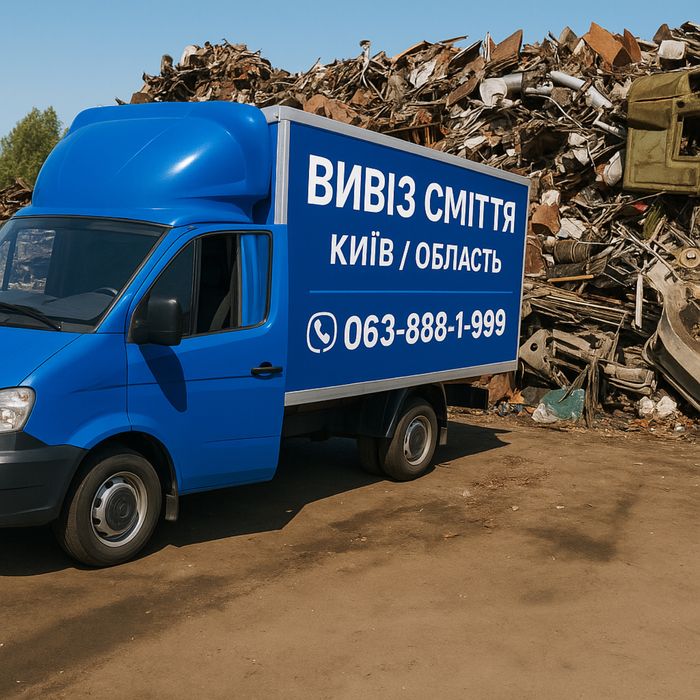 Вивіз будівельного сміття, вивіз меблів і техніки,