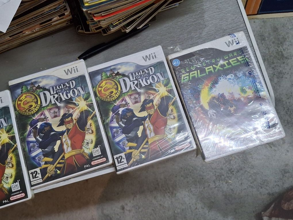 5 jogos novos nintendo wii  10 cada