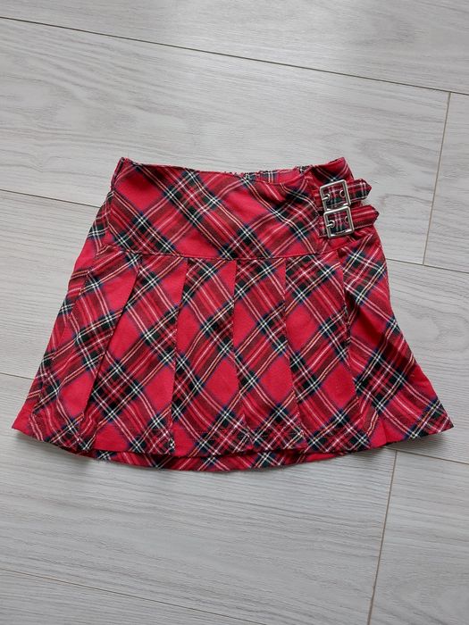 Spódnica 122 czerwona krata