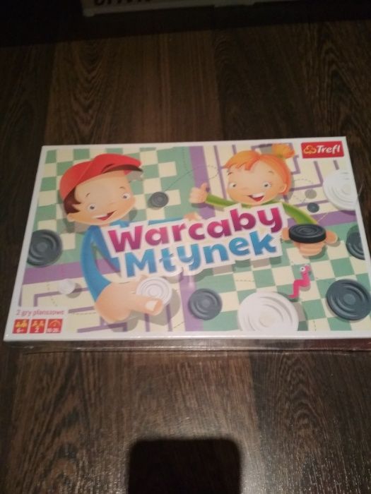 Gra planszowa Warcaby Młynek