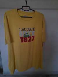 Lacoste L!VE футболка из хлопка с принтом размер 8\52