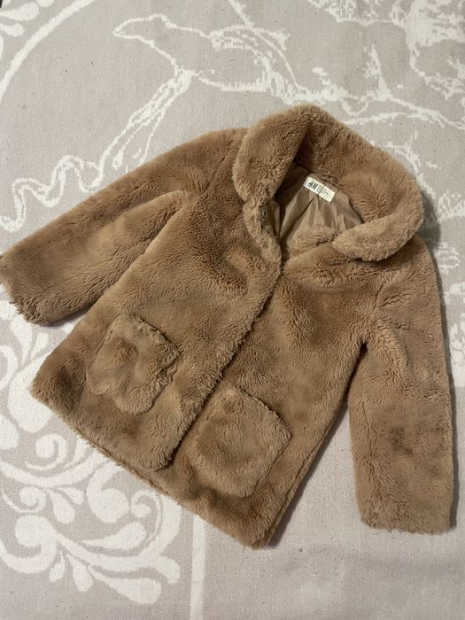 Шубка H&M на дівчинку 4-6 років