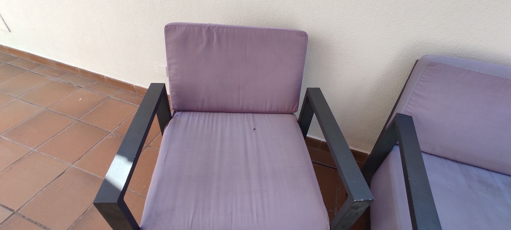 Conjunto sofás de exterior