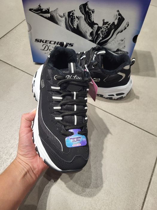 Кросівки жіночі утеплені Skechers 66666125 BLK оригінал