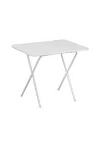 Розкладний кемпінговий стіл  60 х 80 × 63  см білий