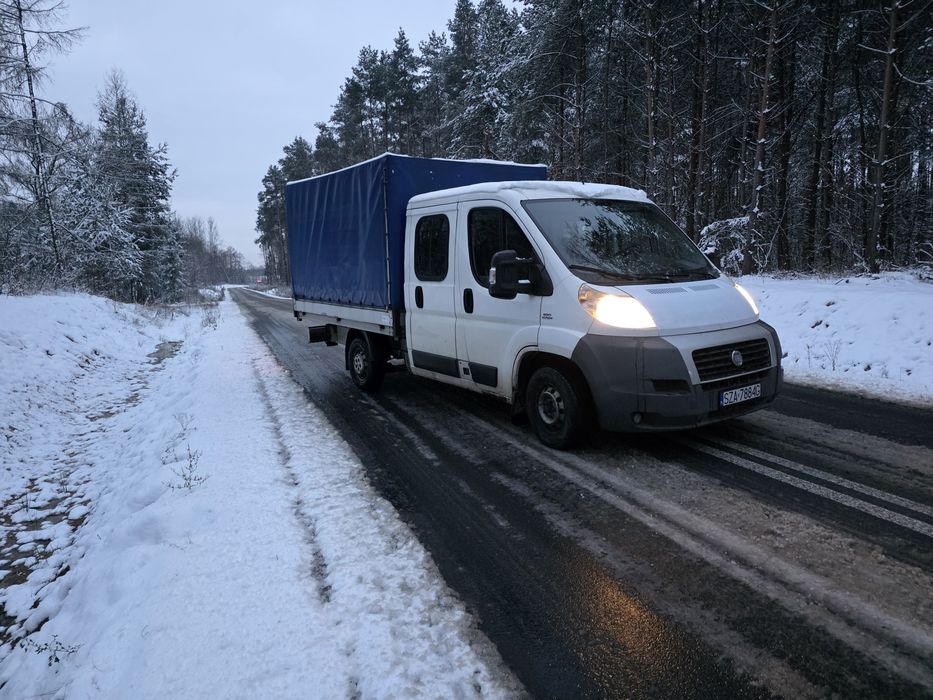 Wynajem Brygadówka Doka Plandeka Fiat Ducato