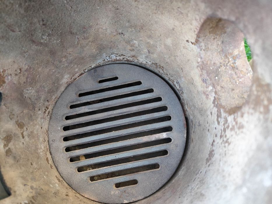 piec solidny żeliwny koza z fajerką cyganek piecyk