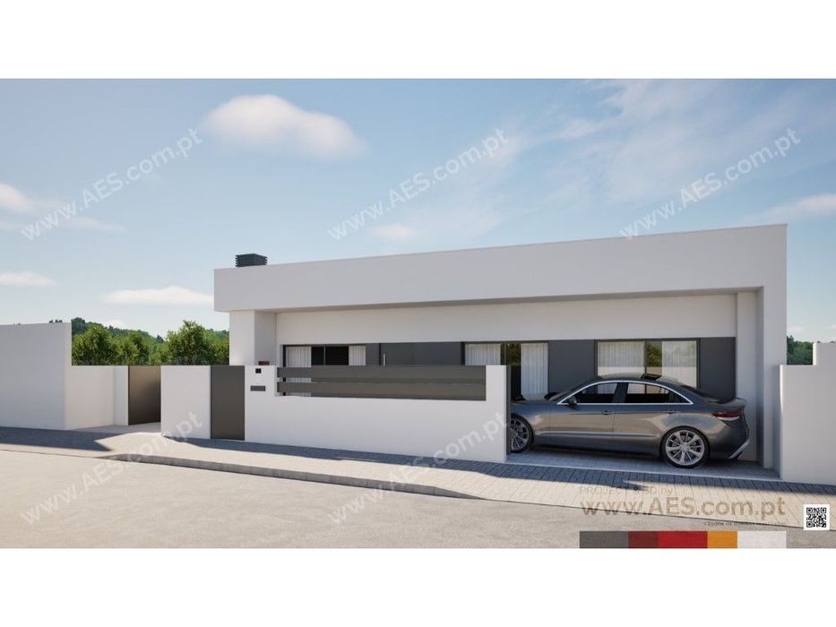 Moradia Geminada T 2 Térrea Estrear, espaço para carro, churrasquei...