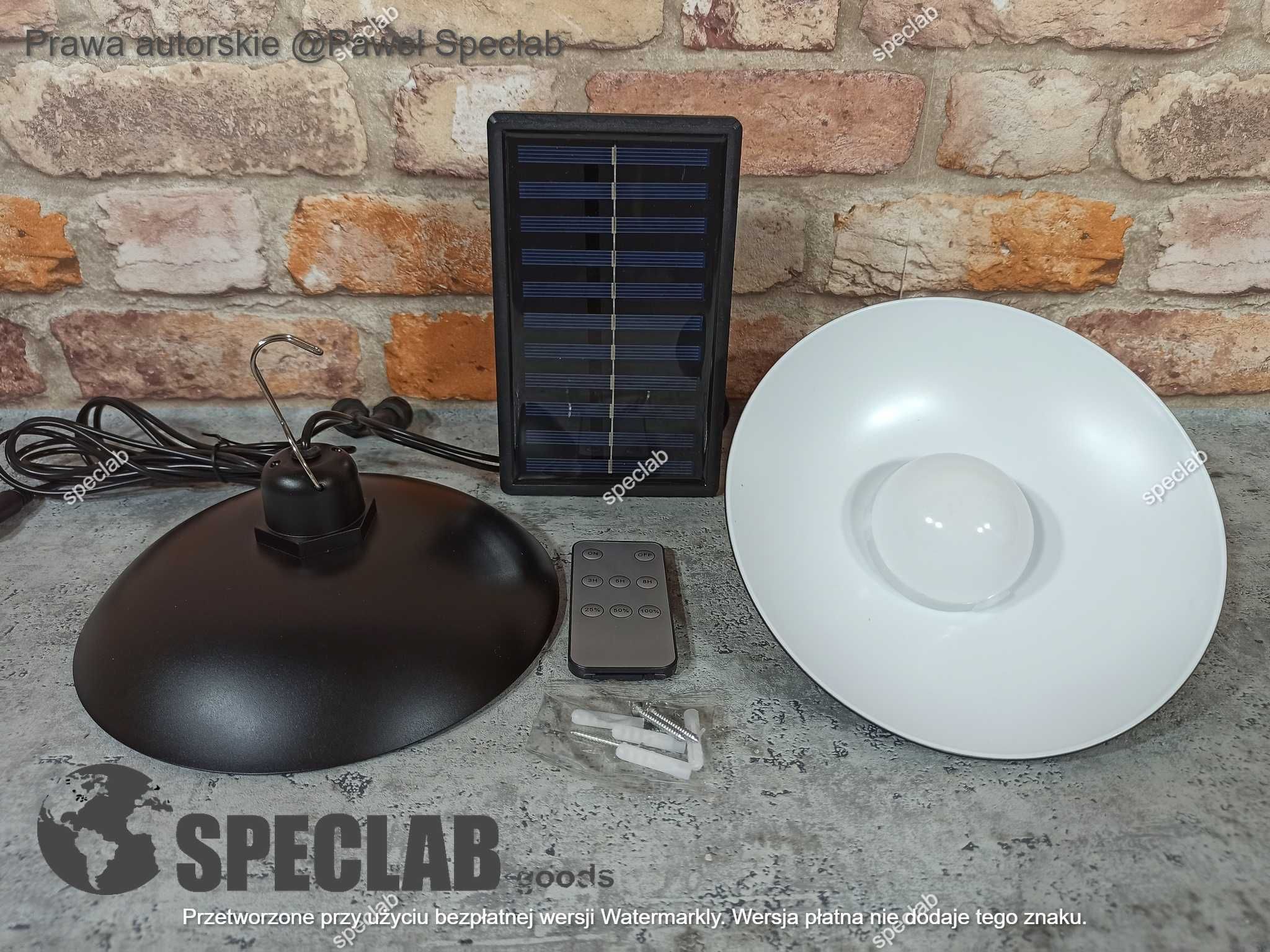 Lampy wiszące solarne LED 80W