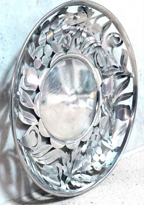 Linda taça em prata portuguesa recortada e vazada