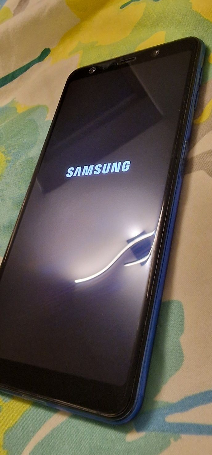 Niebieski Samsung galaxy A7 2018 SM-A750FN/DS jak nowy