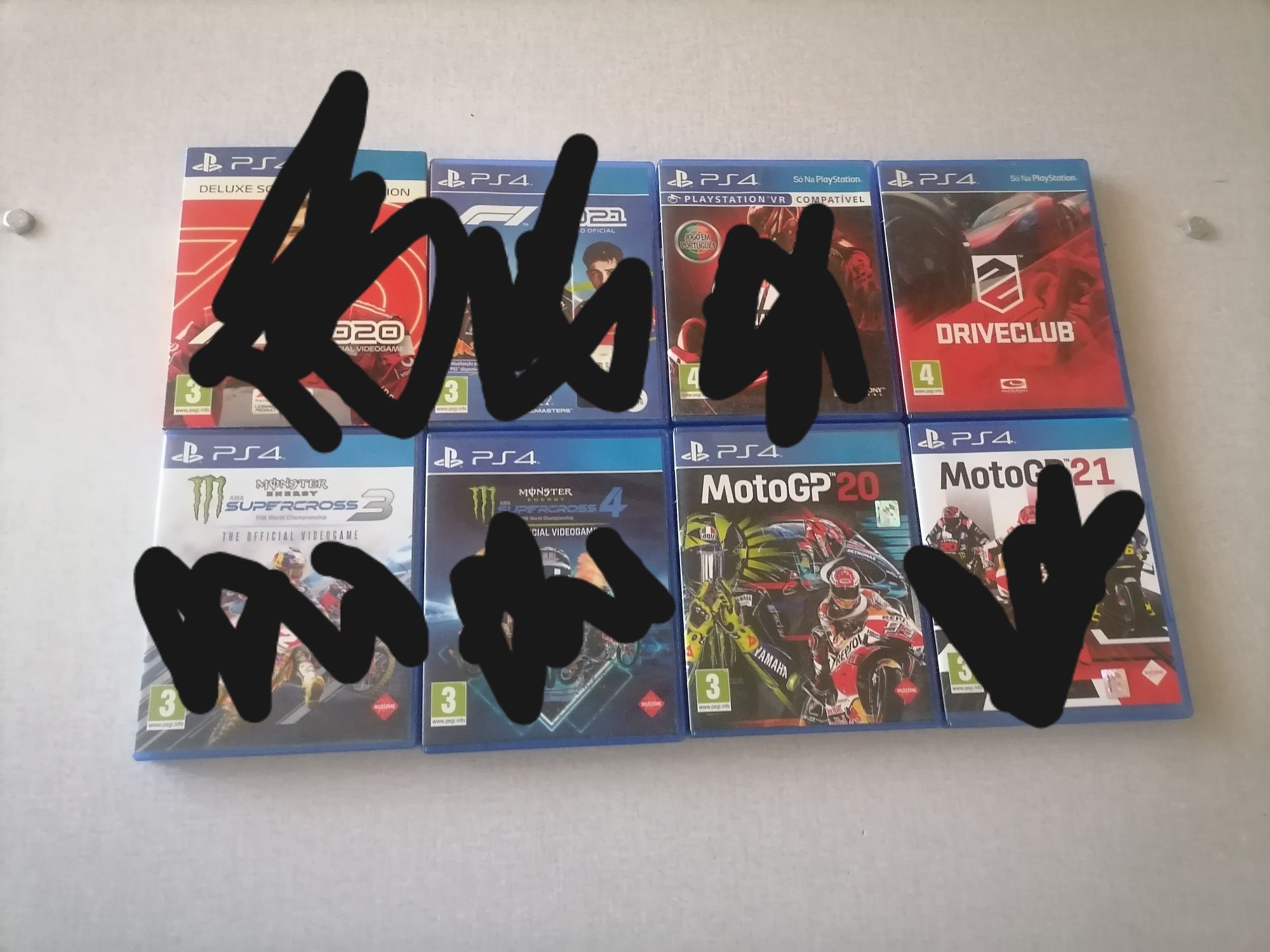 Vendo vários jogos para ps4 desde 5€