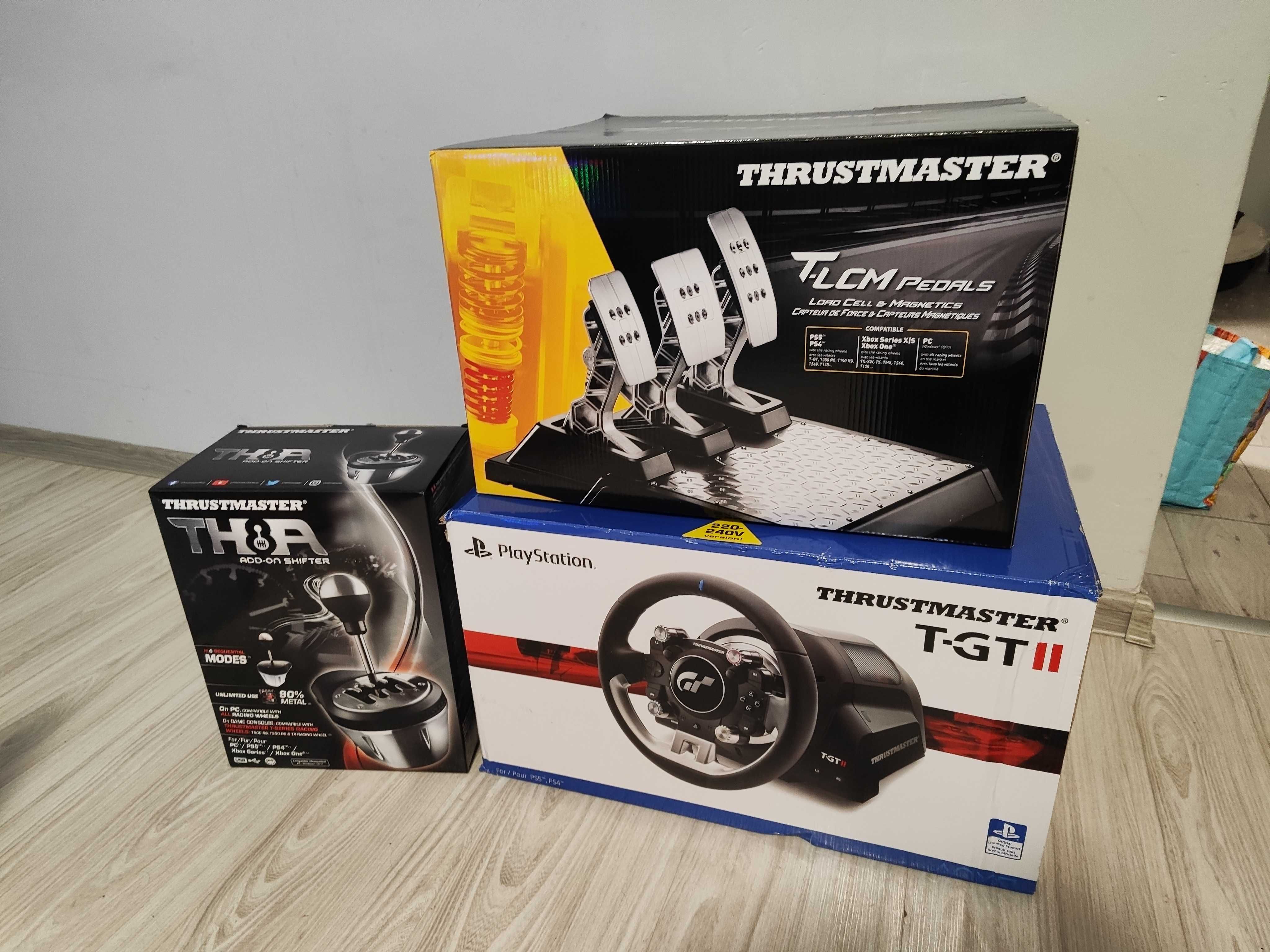Thrustmaster TGT-2 TLCM TH8A + obręcz Openn wheel Alkantara