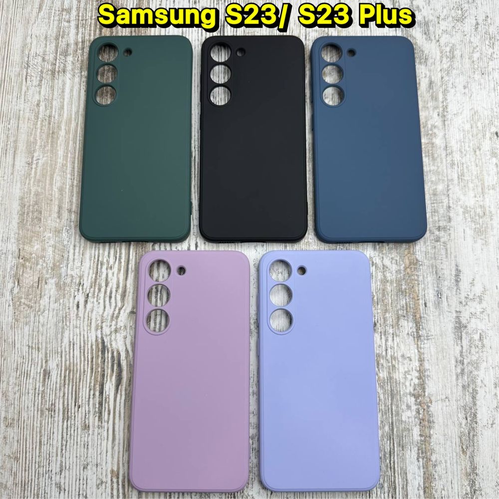 Чехол Silicone Case фирмы Wave на Samsung S23/ S23 Plus/ S24. Микрофиб