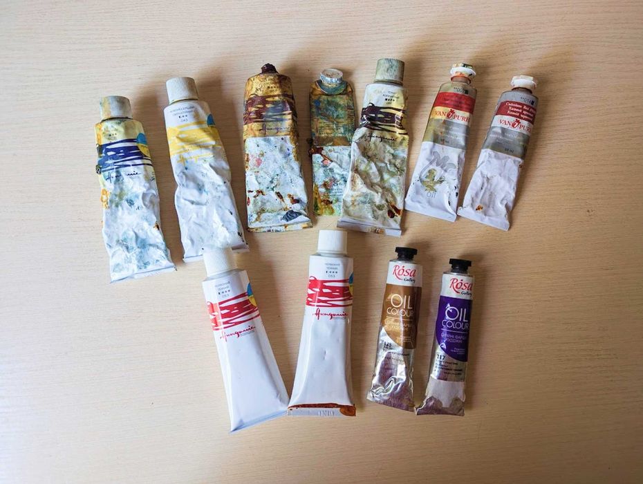 Масляні / олійні фарби / Масляные краски