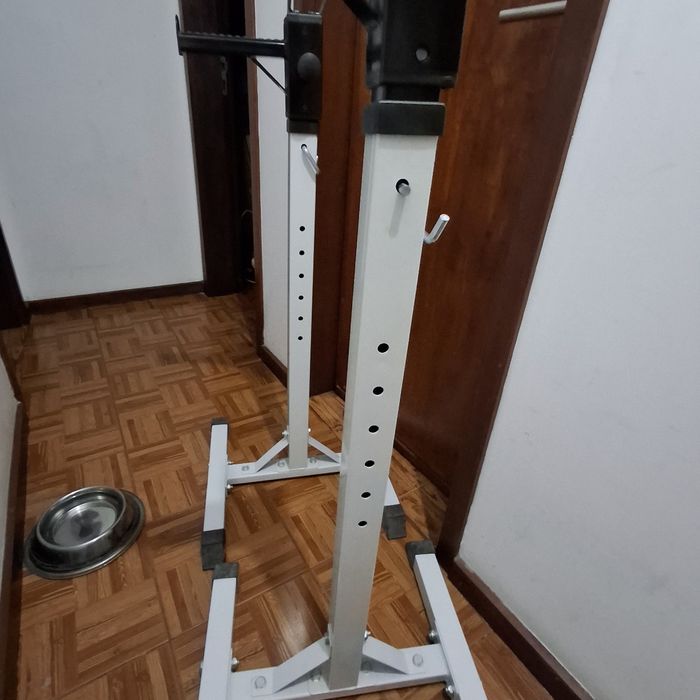 Suporte barra musculação
