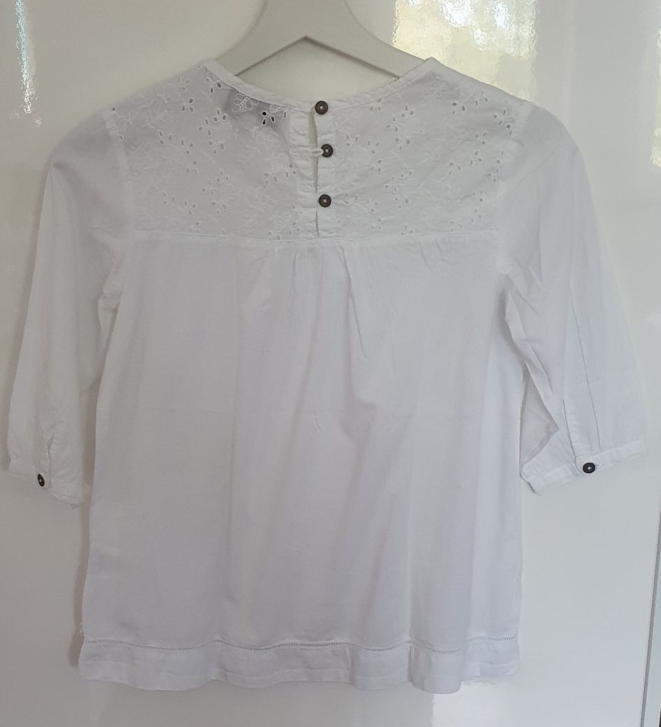 Kappahl-biała bluzka dla dziewczynki r.152cm