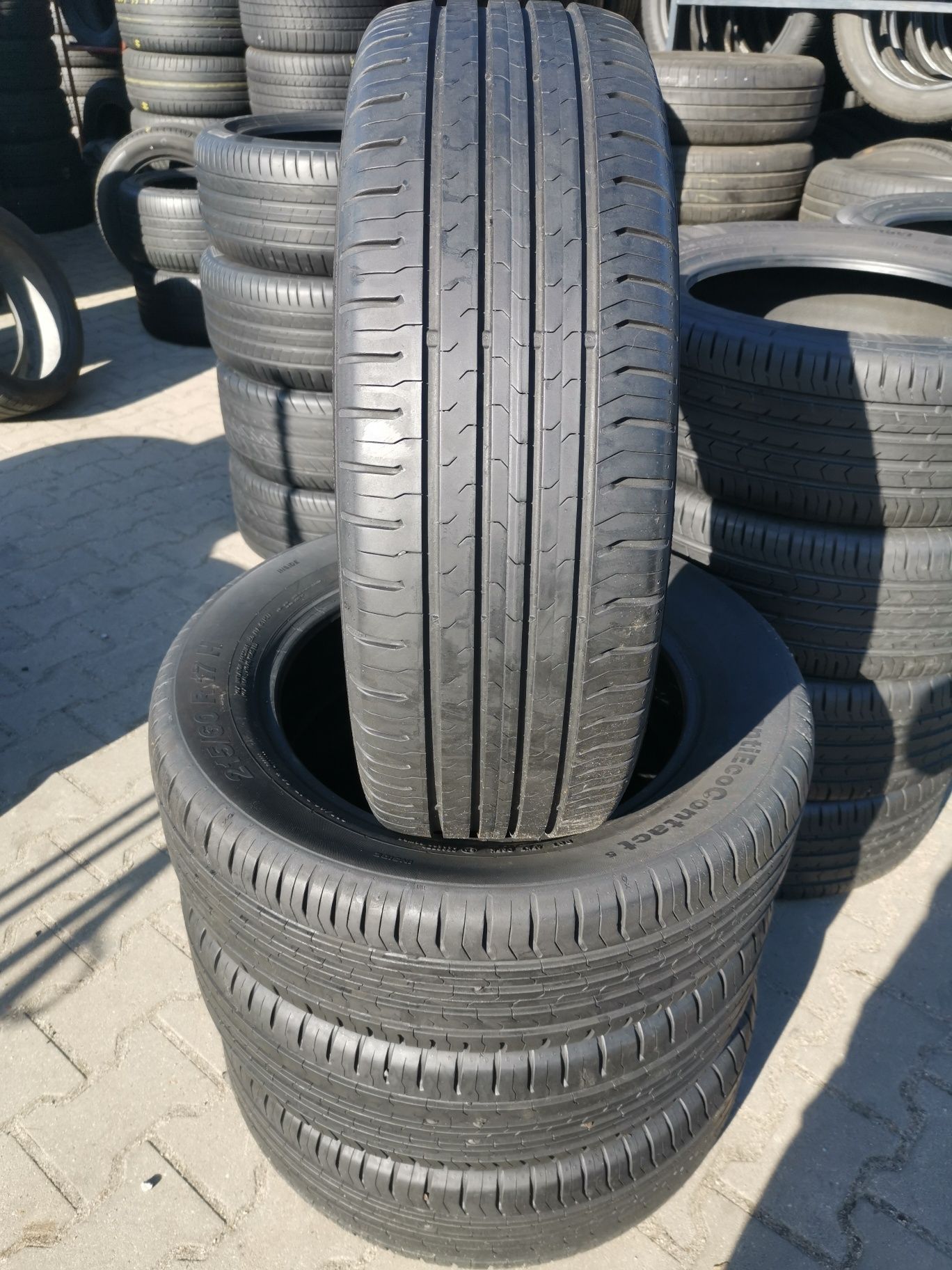 Continental ContiEcoContact 5 215/60r17 96H Dot 2017  bieżnik 7mm