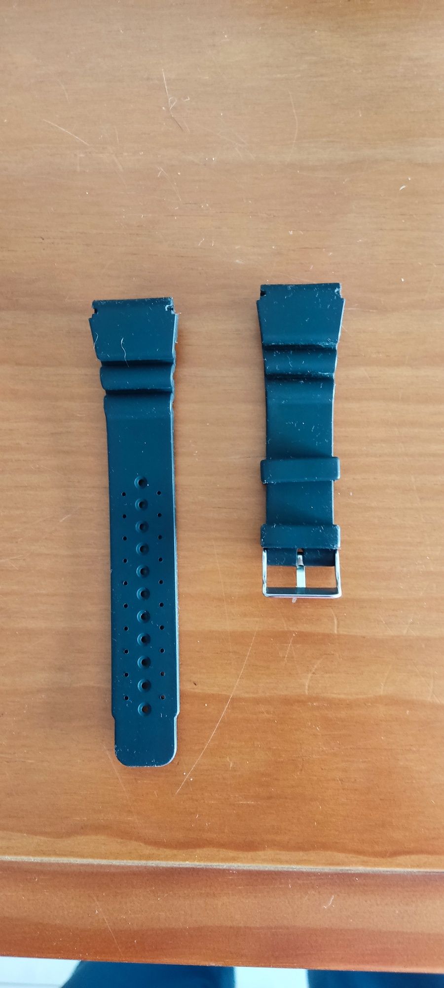 Pulseira em silicone relógio diver 24mm