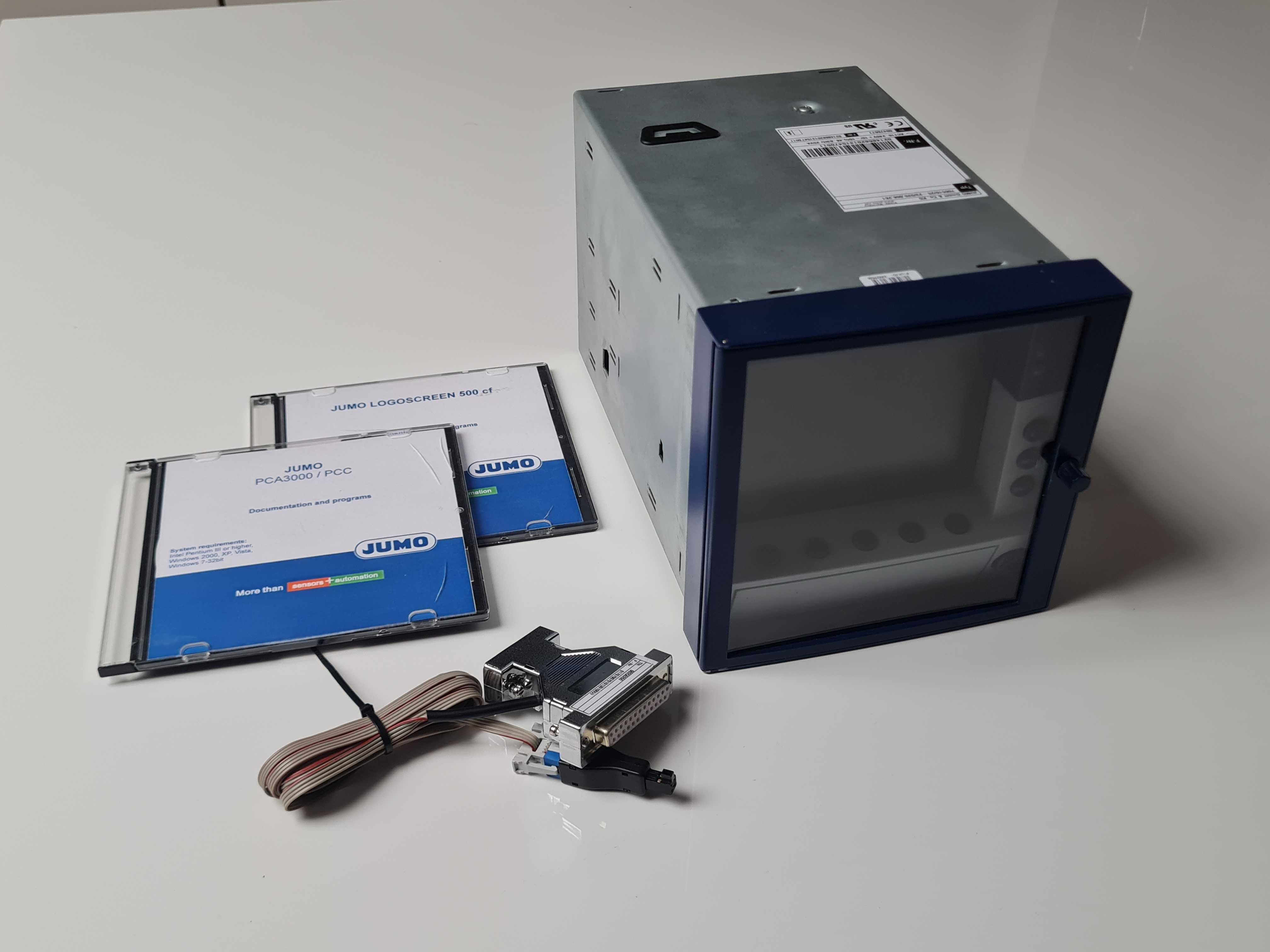 JUMO 500 CF Rejestrator danych procesowych temperatur prąd napięcie
