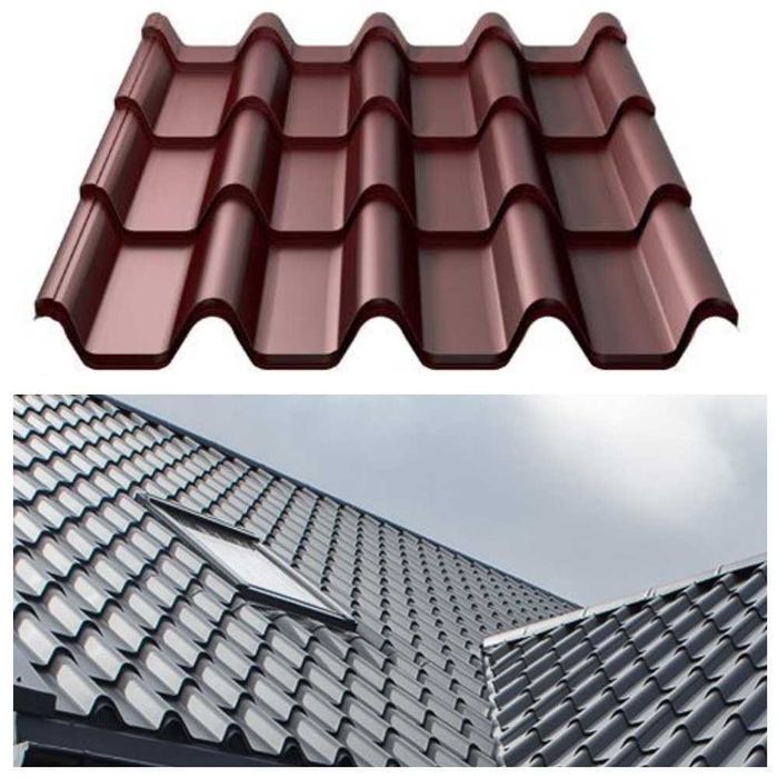 Металочерепиця (Фінська) Металопрофіль профнастил RUUKKI.  Рууккі