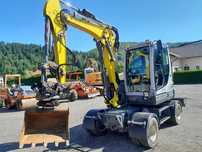 Wacker Neuson EW65 2018r 3062mtg. głowica obrotowa ze szczypcami, KLIMA  waga 8ton koparka kołowa bogate wyposażenie, bardzo dobry stan.