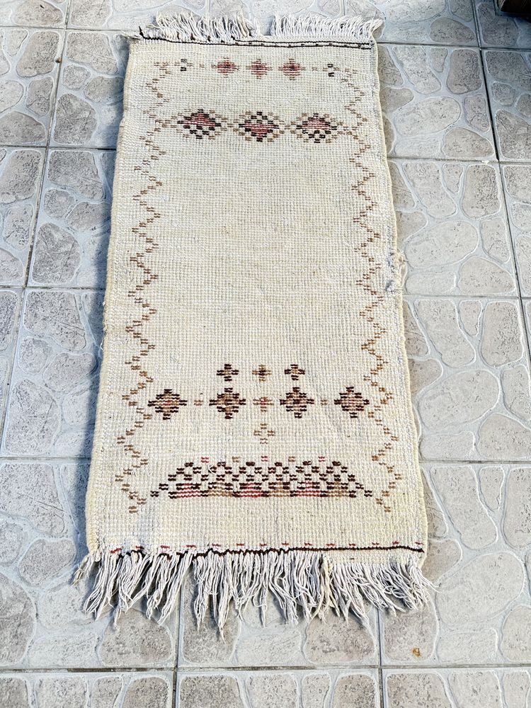Dywan chodnik kilim wełniany vintage tkany etno