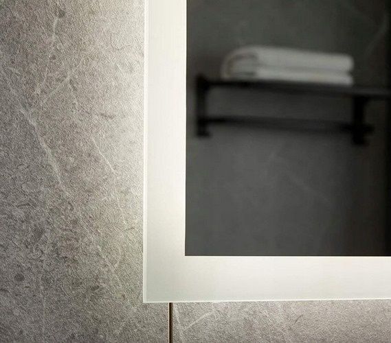 Nowe przepiękne lustro łazienkowe 100x80 oświetlenie LED zegar głośnik
