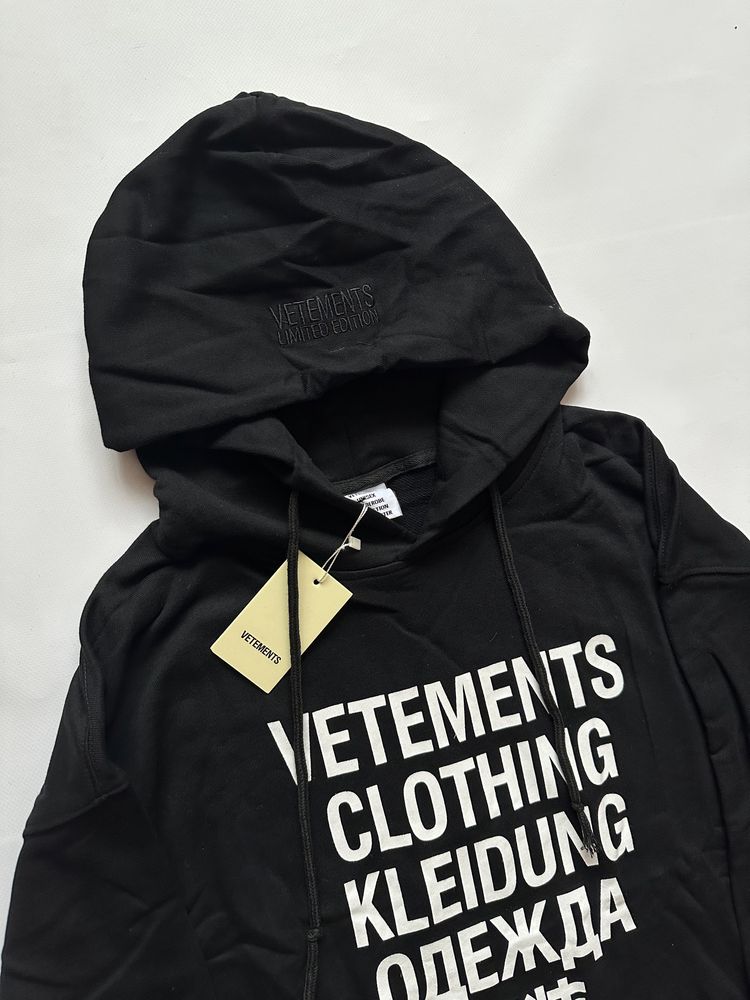 худи VETEMENTS ветмо 2023 clothing hoodie M L