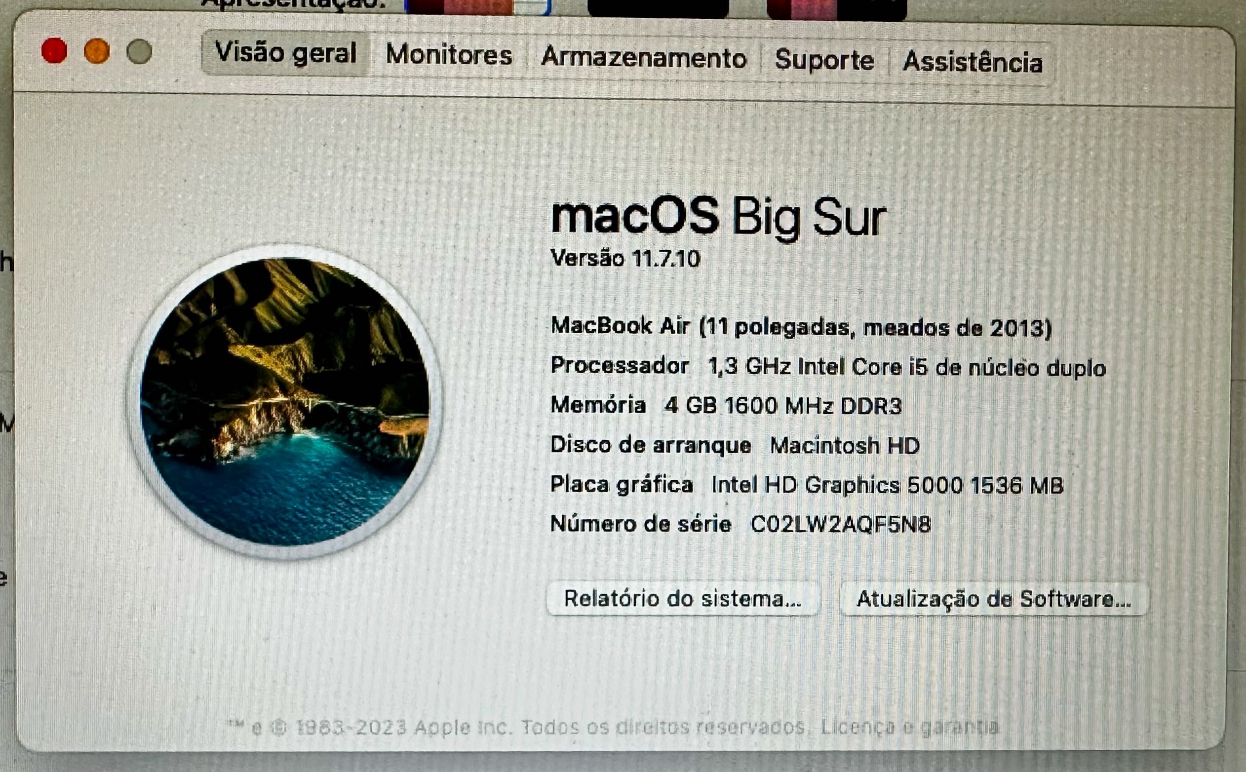 Mac Book Air, 2013