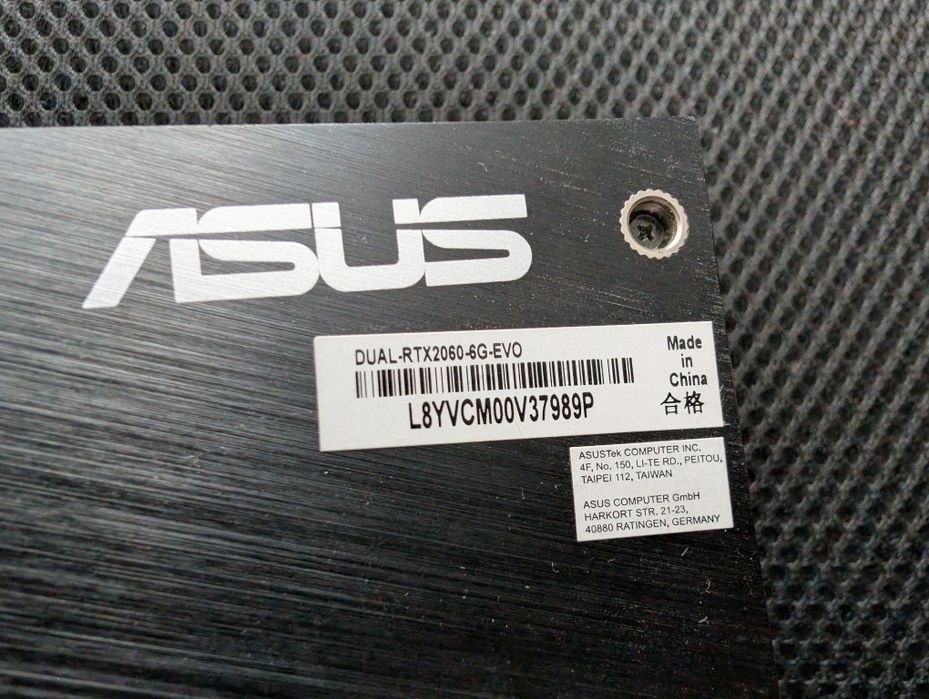Karta graficzna RTX 2060 Asus