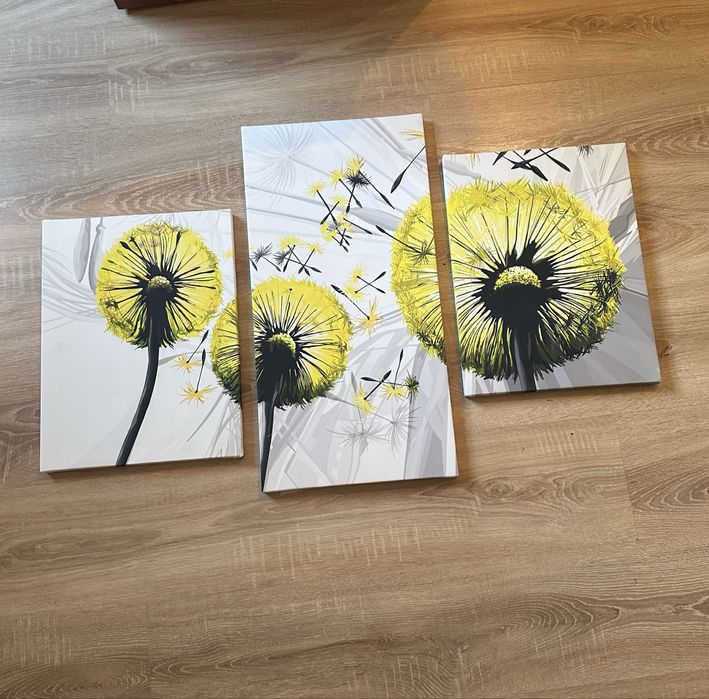 obraz w dmuchawce na ściane