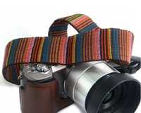 Pasek do aparatu w stylu vintage retro hippie 11#