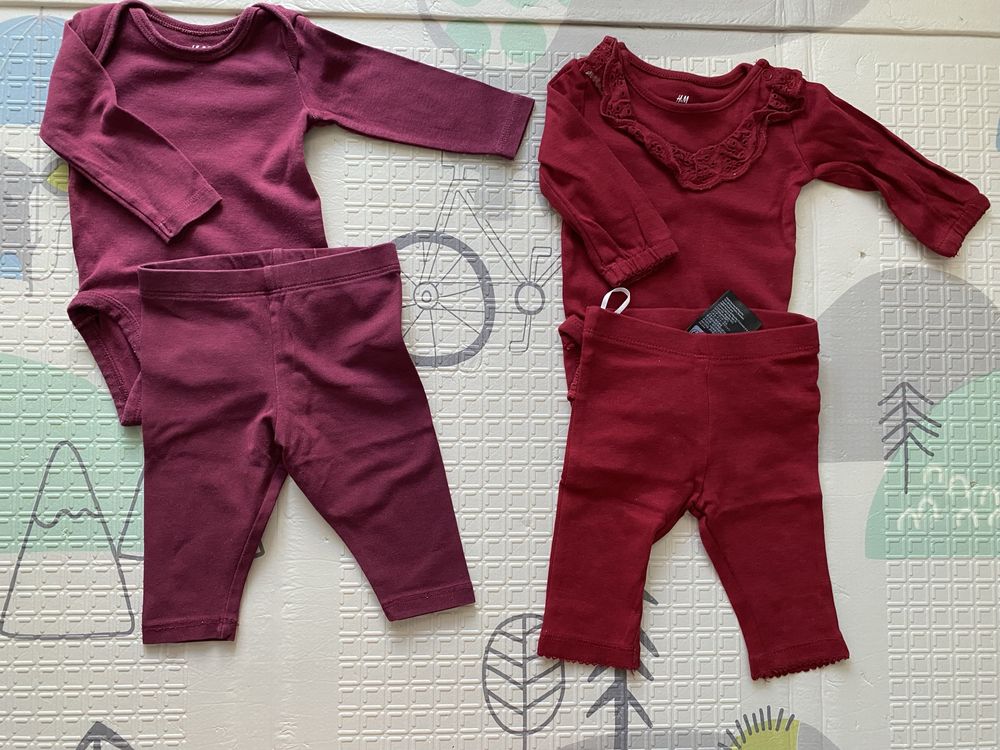 Komplety dla dziewczynki H&M rozm.56