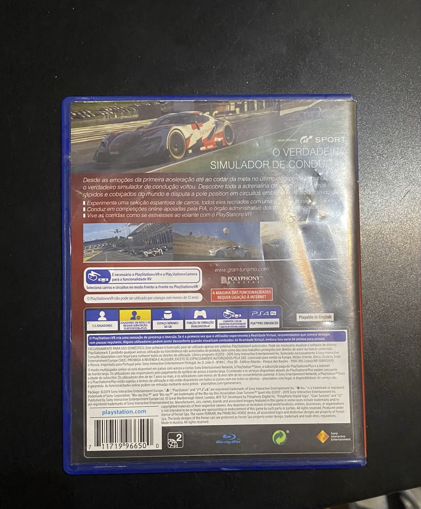 Jogo de ps4 Grand Turismo