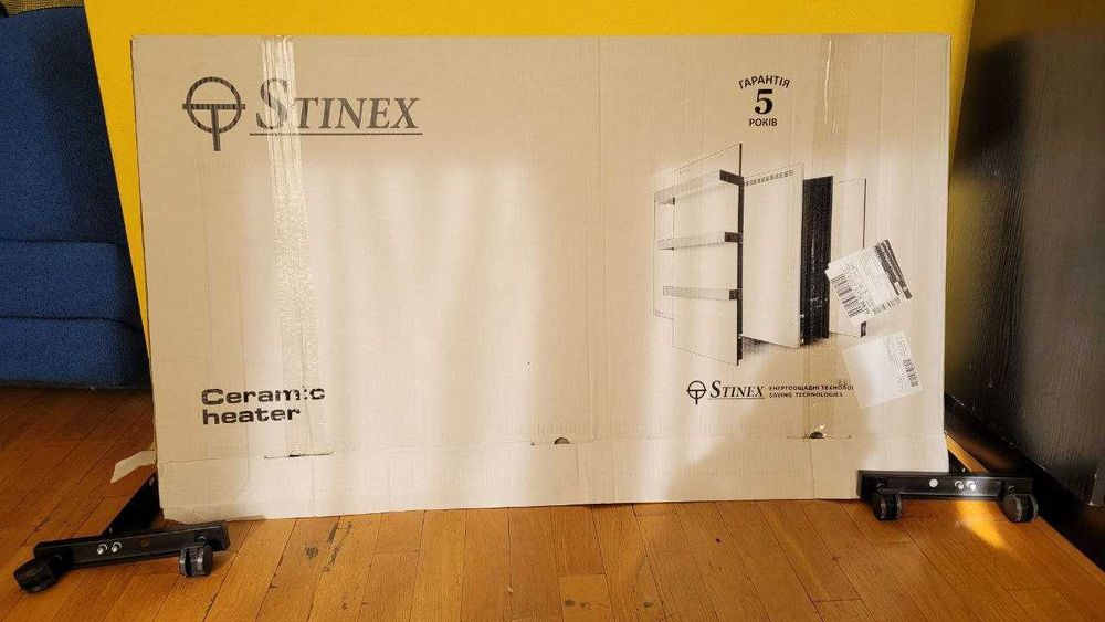 Керамический обогреватель с терморегулятором Stinex 700/1 400 Вт новый