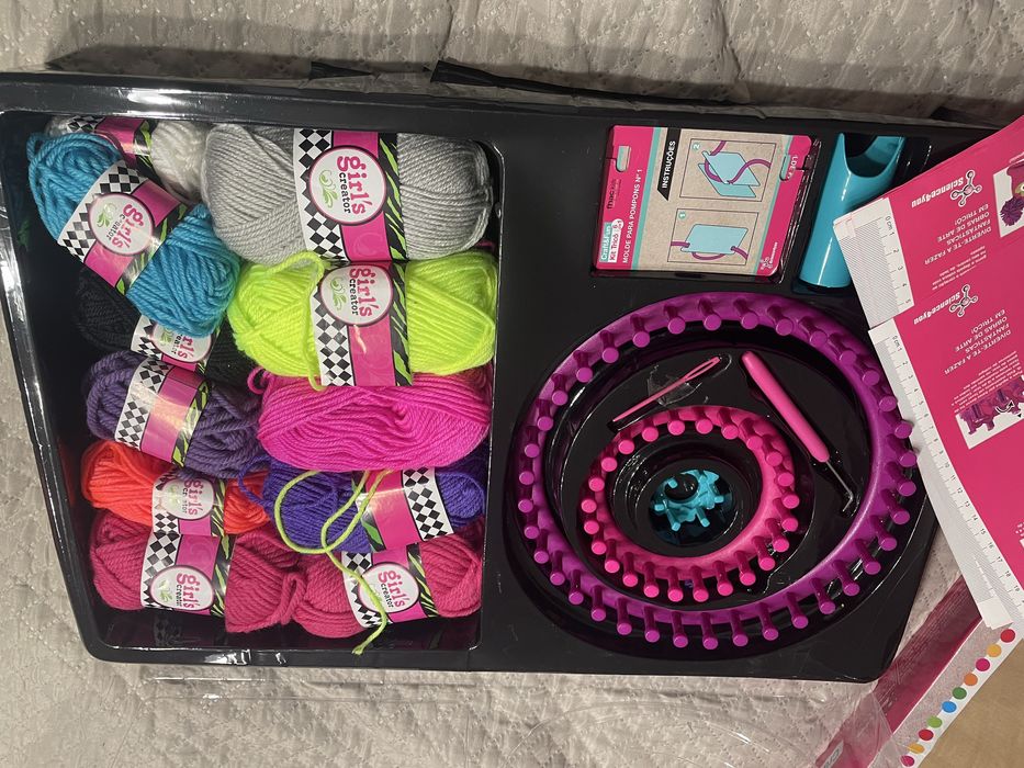 Kit Tricô 6 em 1 - Craft & Fun - nunca usado