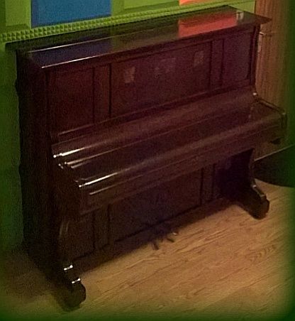 Pianino, Oryginalny Arnold Fibiger, instrument sprzed I W.Świat.1909r