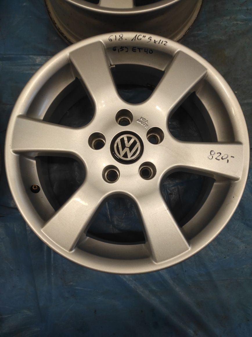 618 Felgi aluminiowe VW VOLKSWAGEN R 16 5x112