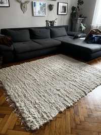 Rezerwacja 165 x 200 dywan wełniany ręcznie robiony lohals ikea