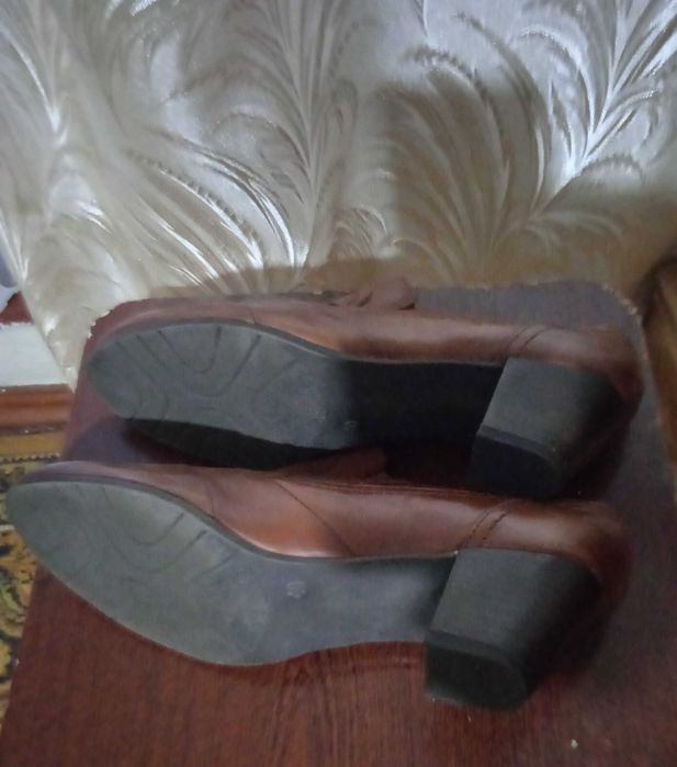 Туфлі шкіряні демісезонні, устілка 25,5 см