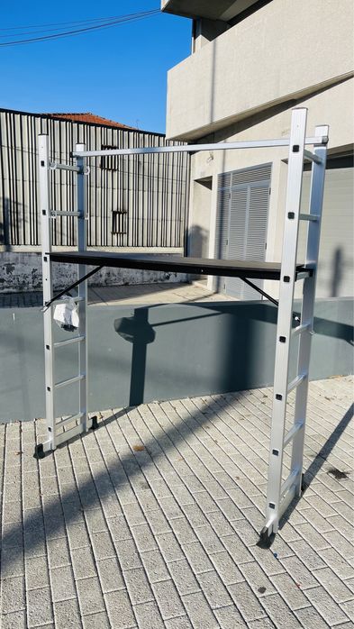 Andaime móvel dobrável, escada