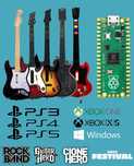 Guitarra Guitar Hero / Rock Band / Clone Hero / Fortnite Festival