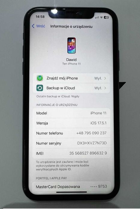 iPhone 11 128GB Stan Bardzo Dobry