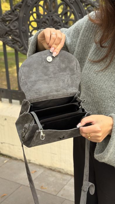 Замшева сумочка жіноча, замшева сумка